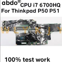 for Lenovo Thinkpad P50 laptop motherboard CPU i7 6700HQ tested 100% working FRU 01AY481 01AY480 01AY445 01AY449 01AY453 01AY361
