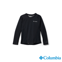 Columbia哥倫比亞 童款-Omni-HEAT 鋁點保暖快排內著上衣-黑色 UAY69270BK / 2022秋冬