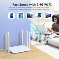 4G WiFi Router 300Mbps Networking Wireless WiFi Router SIM Card Slot Rj45 Router LTE 2.4G Dual Band 4G Wireless Router Hotspot
