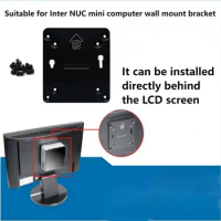 For Intel NUC Vesa Adapter Mount Bracket to Attach NUC Mini PC Computer Intel NUC 4 5 6 7 8 10 11 NUC7i5 bnh nuc5i3