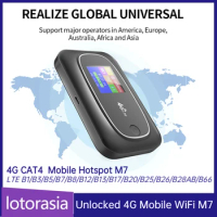 Mobile WiFi Hotspot 4G LTE Unlocked Wi-Fi Hotspot Device Portable WiFi Router with SIM Card Slot for Mobile Travel Router