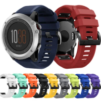 New 26mm Outdoor for Garmin Fenix 3 HR watch Band Sport Silicone wrist Strap Watchband Replacement bracelte watch
