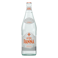 義大利普娜Acqua Panna天然礦泉水 1000ml x12瓶(玻璃瓶) 免運費 進口水 天然水  Acqua Panna