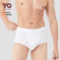 【YG 天鵝內衣】吸濕速乾羅紋三角褲