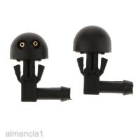 PAIR WINDSHIELD WASHER NOZZLE SPRAY JET FOR PEUGEOT 206 6438AV