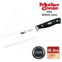 【美國MotherGoose 鵝媽媽】德國鉬釩不鏽鋼 料理刀/萬用刀/什用刀31.9cm