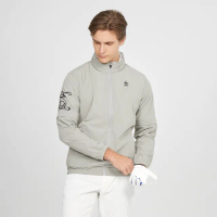 【Munsingwear】企鵝牌 男款灰色彈性袖可拆帽收納防曬薄外套 MGTL6601