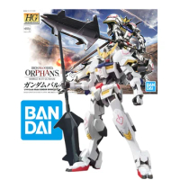 Bandai Genuine HG IBO 01 ORPHANS Mobile suit GUNDAM 1/144 Scale Model GUNDAM BARBATOS Anime Assembled toy Model kit Toy Gift