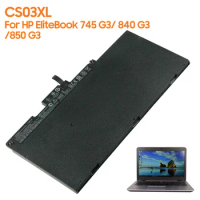 Replacement Battery CS03XL For HP EliteBook 745 G3 840 G3 850 G3 Rechargeable Battery 46.5Wh