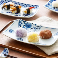 【堯峰陶瓷】日本美濃燒 伊萬里系列 日式料理 燒物盤 |日本美濃燒套組餐具系列|餐廳營業用