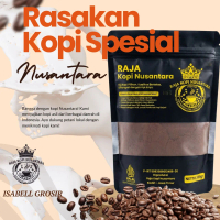 RAJA KOPI NUSANTARA / KOPI BUBUK ROBUSTA / KOPI BUBUK SANGRAI / KOPI HITAM BUBUK ASLI RASA KUAT