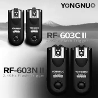 YONGNUO RF603C/N II Wireless Flash Trigger Transceivers for NIKON D7000/Canon 5D 7D 100D