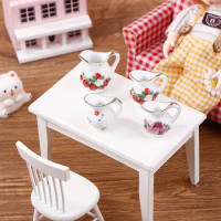 Doll House Mini Ceramic Handmade Doll House Kitchen Ceramic Decorations Decorative Vase