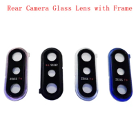 Rear Back Camera Lens Glass with Metal Frame Holder For Sony Xperia 5 II Replacement Repair Parts