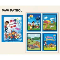 Magic Water Book / Buku Mewarnai Ajaib / Magic Water Pen Paw Patrol
