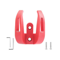 Universal Front Hook Hanger Electric Scooter for Xiaomi 1S / Pro2 Helmet Dual Claw Bags Grip Scooter Handle Hook Red