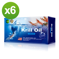 【Natural D】美國藥廠高單位磷蝦油速暢組(30粒*6盒)