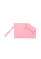 Hermès Pre-Loved Hermès Kelly Pocket To Go Rose Eté Clutch bag Veau epsom pink silver hardware Z sta