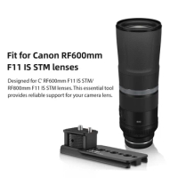JLwin Camera Lens Tripod Mount Lens Collar Foot Tripod Holder for Canon RF600mm F11/RF800mm F11 IS STM Lens Tripod Base QR