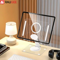 Tablet Bracket for iPad Holder Desktop Tablet Stand Folded Acrylic Tablet Support for Samsung Huawei Xiaomi Pad 360 Rotation