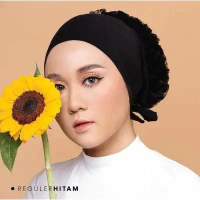 jilbab ciput turkey bunga flower, daleman krudung terpopuler, daleman krudung viral Jilbab Kerudung 