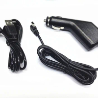 Car Power Charger Adapter + USB Cord For Garmin Nuvi 50 LM/T 55 LM/T 65 LM/T GPS