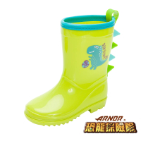 【ARNOR】恐龍探險隊 童鞋 雨鞋/耐磨 防水(ARDL28135綠)