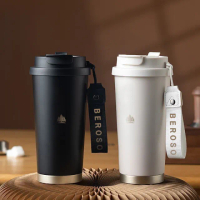 【Beroso 倍麗森】316不鏽鋼內陶瓷保溫環保隨行杯530ml(三色任選/雙層真空/保溫杯/保冷杯/38女王節/女神節)