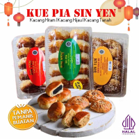 Kue Pia SIN YEN Tausa Kacang Hitam Bakpia Sin Yen | Kue Pia Kacang Hijau Kupas | Bakpia Tausa Hitam 