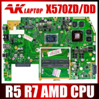 Notebook X570 Mainboard For ASUS TUF YX570ZD YX570DD X570D X570DD X570ZD X570Z Laptop Motherboard AMD Ryzen R5 R7 GTX1050