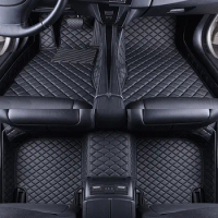Custom Leather Car Floor Mats For Mini Cooper R50 R56 Auto Carpet Rugs Foot Pads Parts Interior Details Accessories 차량용품