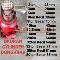 Seal kit dongkrak botol 50 ton kecil