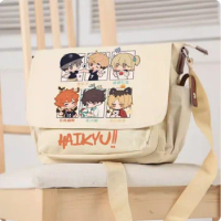 Anime Haikyuu!! Kozume Kenma Shoyo Hinata Cosplay Casual Oxford Messenger Bag Schoolbag Shoulder Bag Student Teenage Gift B408