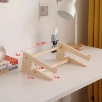 Universal Wooden Laptop Holder Detachable Base Stand Computer Cooling Bracket Suitable For Notebook