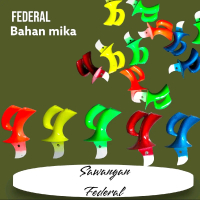 Sawangan Federal gendong nyaring bahan mika warna random