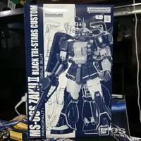 MG ZAKU II 2.0 BLACK TRI STARS CUSTOM PREMIUM BANDAI