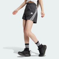 【adidas 愛迪達】短褲 女款 運動褲 W FI 3S WVN SHO 黑 IP1568