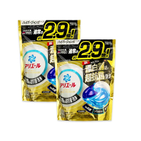 (2袋52顆超值組)日本P&G-Ariel PRO POWER酵素漂白去污強洗淨力洗衣凝膠球26顆/金袋(去漬消臭洗衣球補充包,筒槽防霉洗衣膠囊,直立/滾筒式洗衣機皆適用)