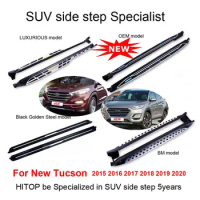 hot running board side step side nerf bar for Hyundai old Tucson 2015-2020,four models,ISO9001 quali