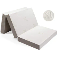 6inch Tri-Folding Mattress, Memory Foam Foldable Memory Foam Mattress with Washable Cover, Twin XL, Medium firm, Mattress