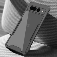 Clear Acrylic Heavy Duty TPU Bumper Back Covers For Google Pixel 7 Pro Core Shockproof Armor Case For Google Pixel 7 Pixel7