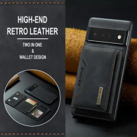 New Arrival 2 In1 Detachable Magnetic Case for Google Pixel 6A/Pixel 6 7 8 Pro/Pixel 6 7 8/Pixel 5A 5G Luxury Leather Wallet Bag