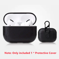 1Pc For Airpods 3 Case Business PU Leather Earphones Protective Shell Wireless Headphone Cover With Hook For Airpods 3 Accessory