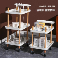 【b.a.l.f 琦晟】北歐風碳鋼管 方型收納推車(四層收線 收納餐車 酒水車 茶水車 置物推車 四層架)