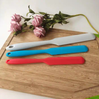1PC Silicone Spatula Set Heat Resistant Cake Cream Butter Spatulas Mixing Scraper Baking Pastry Tools Kitchen Knife XB 003