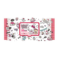 Sanrio 三麗鷗 Hello Kitty 凱蒂貓 抑菌加蓋濕紙巾 70抽X12包/組