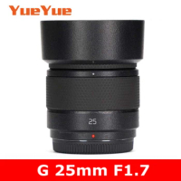 For Panasonic Lumix G 25mm F1.7 Anti-Scratch Camera Lens Sticker Coat Wrap Protective Film Body Protector Skin Cover