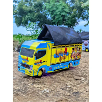 mainan anak/miniatur truk/truk oleng/miniatur truk oleng termurah/miniatur truk variasi lampu/miniat