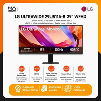 LG UltraWide 29U511A-B 29" WFHD IPS Monitor 100Hz with 3-Side Virtually Borderless - Garansi Resmi