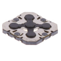 1 unit butang TT5, dimensi 10×10×1.55 mm, suis sentuh lima arah serba boleh